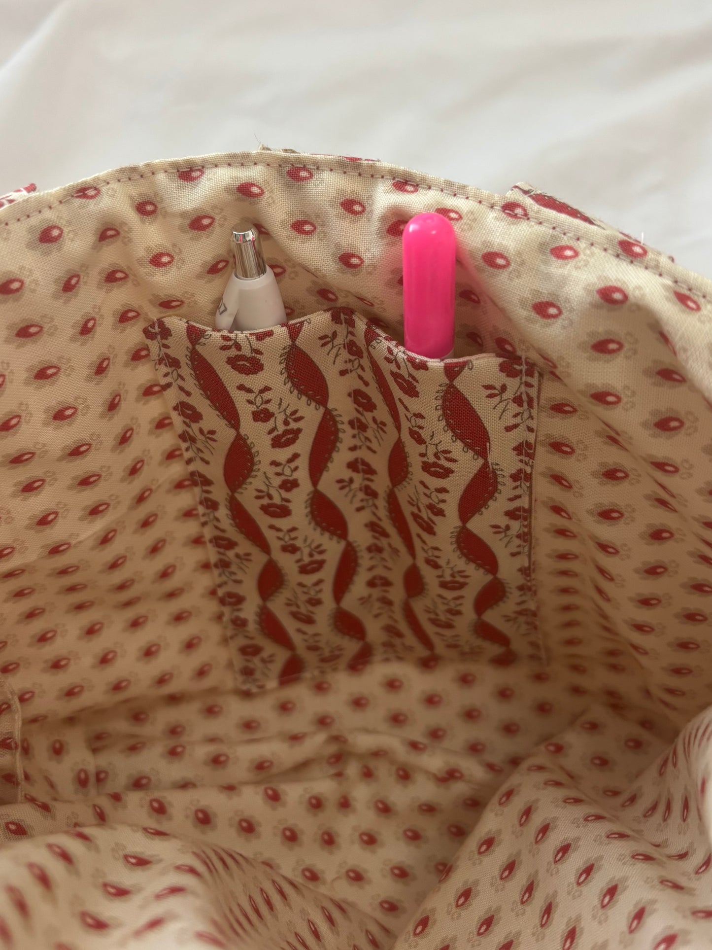 Bible Tote Red Ribbon