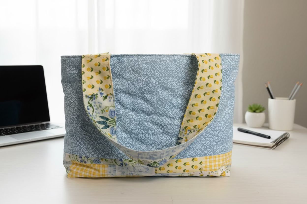 Floral Garden Small Book/Bible Bag