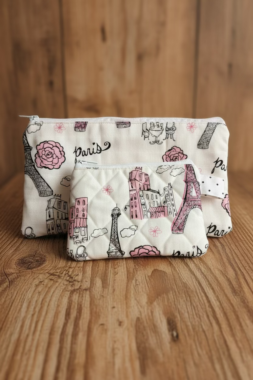 Paris Themed Pencil Case Set