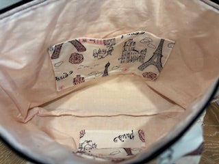 Springtime in Paris Large Cosmetic Tote