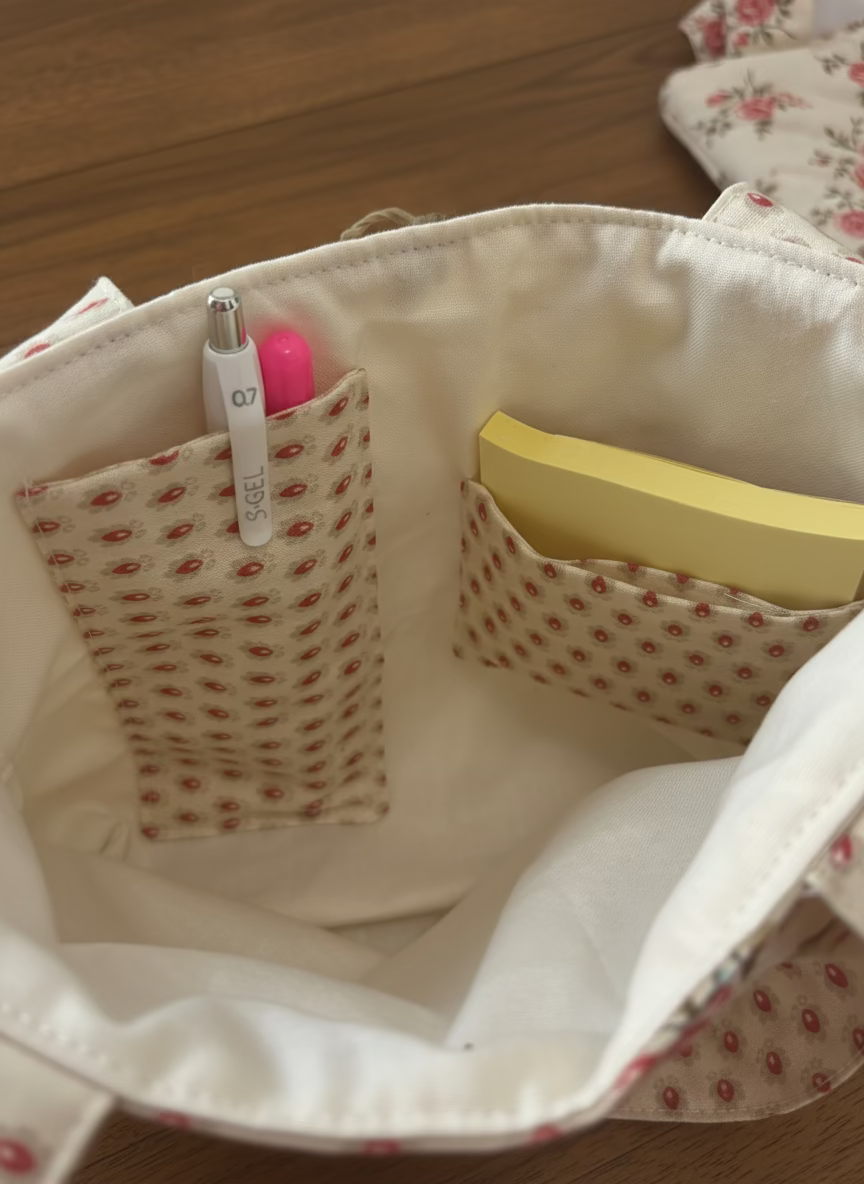 Bible Tote Fall Roses and Darts