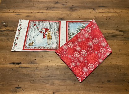 Snowman Quilted Table Runner