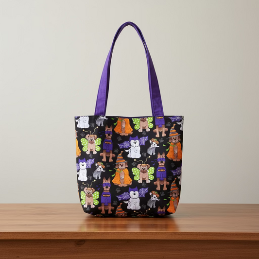 Halloween Pups Tote Bag