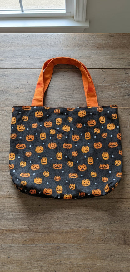 Glow in the dark Pumpkin Tote