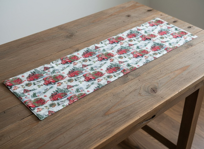 Snowman Quilted Table Runner