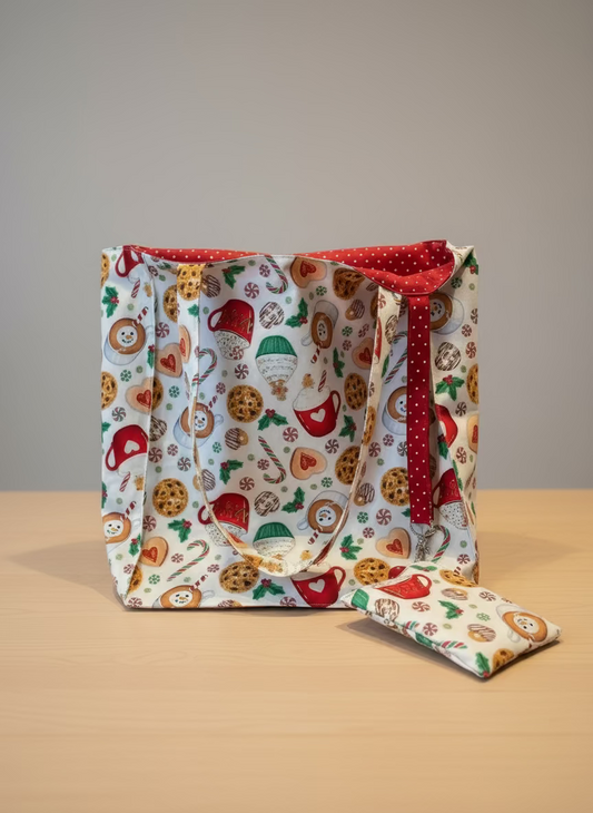 Extra Large Christmas Market Tote Bag