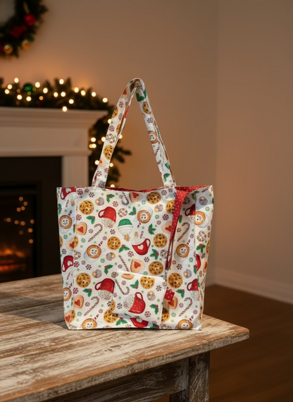 Extra Large Christmas Market Tote Bag
