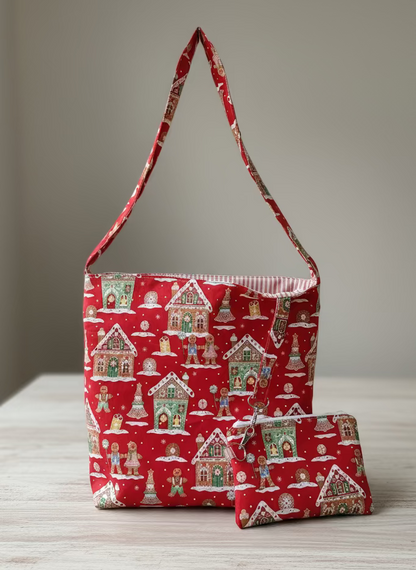 Christmas Gingerbread Tote Bag