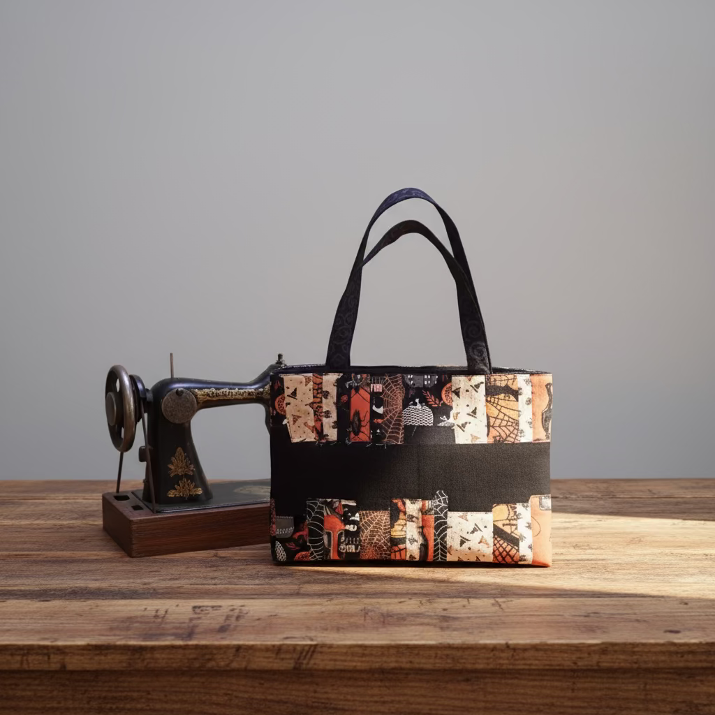 Halloween Patchwork Tote