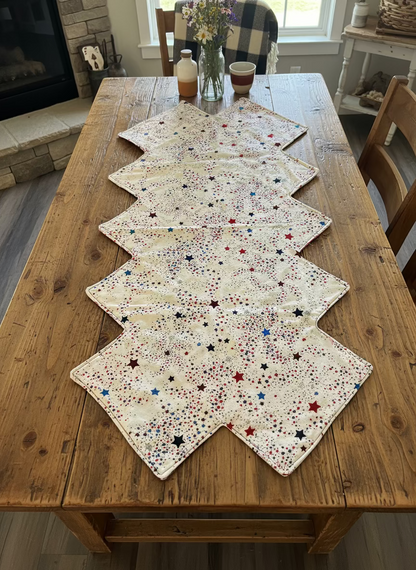 Patriotic Patchwork Table Runner