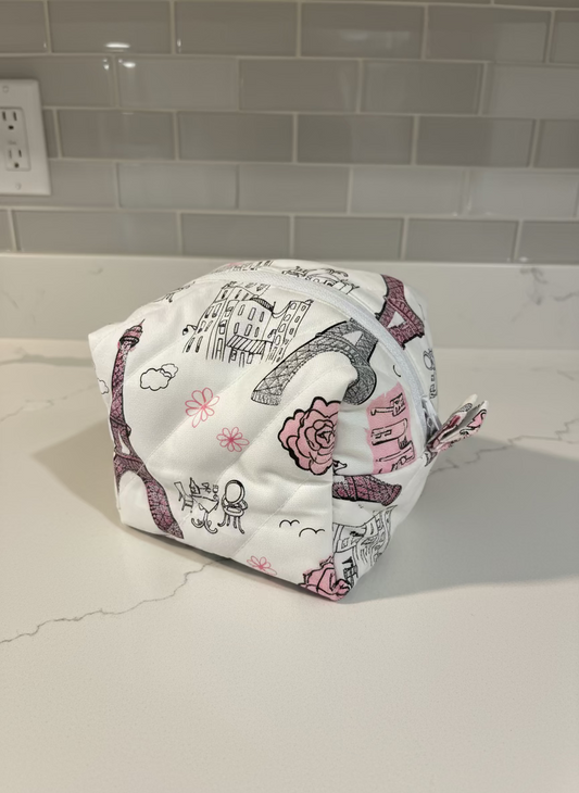 Springtime in Paris Mini Boxey Cosmetic Case