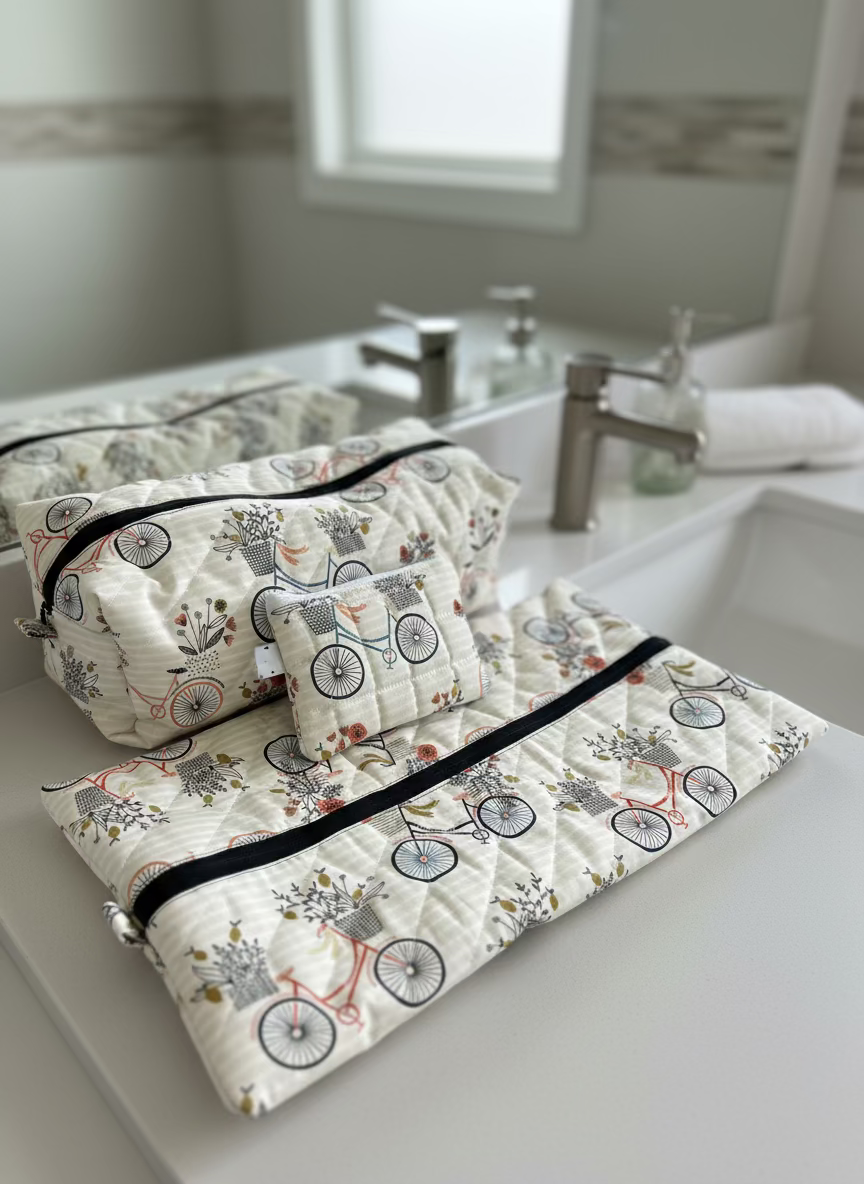 Bicycle Rides Hair Tools Bag