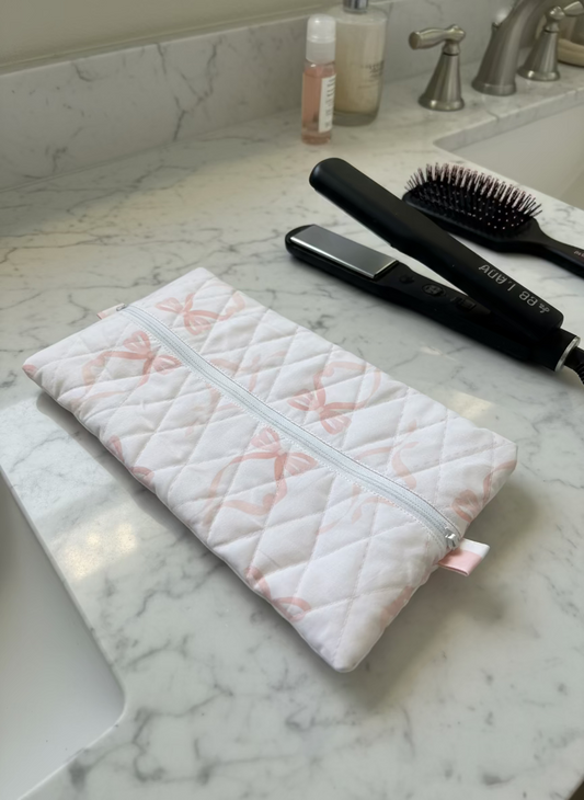 Blush and Bows Hair Tools Bag