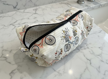 Bicycle Rides Boxed Cosmetic Bag