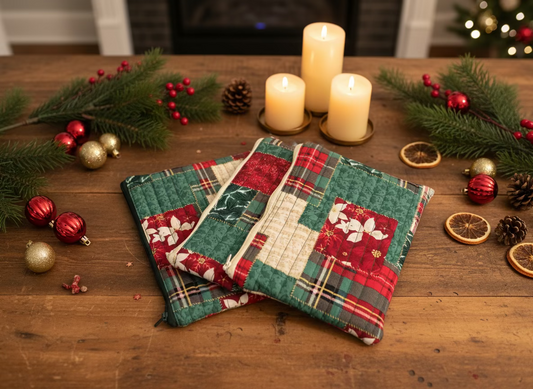 Quilted Christmas Pouch