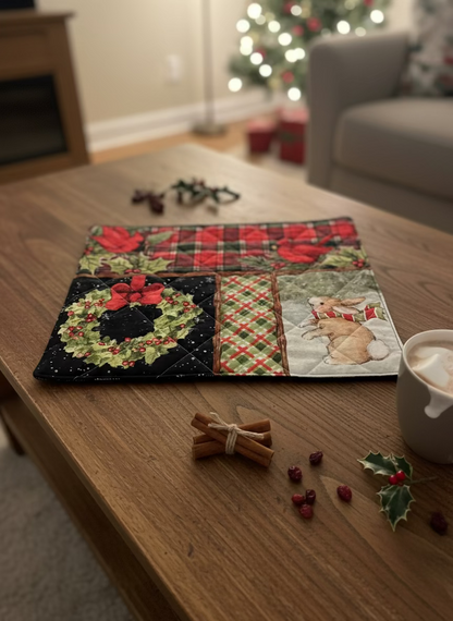 Quilted Christmas Placemat Sets