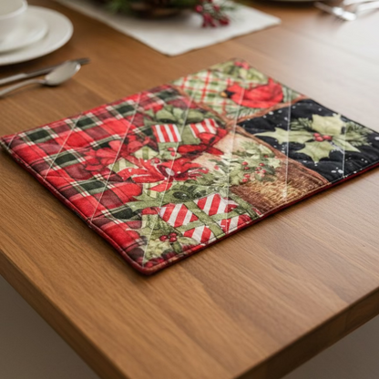 Quilted Christmas Placemat Sets