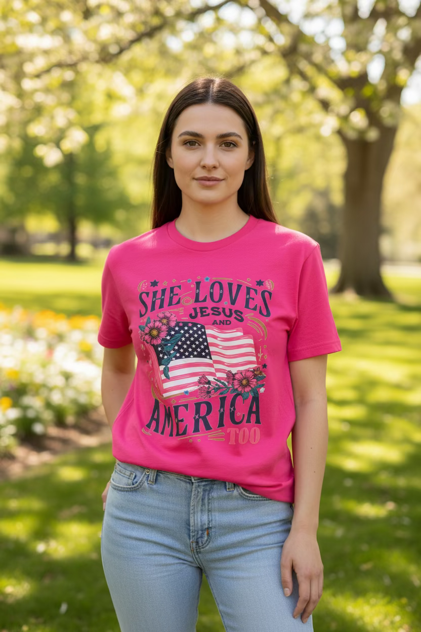 American Pride Printed Tee