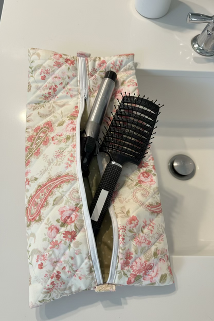 Paisley in Pink Hair Tools Bag