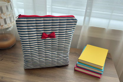 Nautical Themed Quilted Book Sleeve