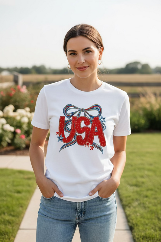 USA Ribbon Tshirt
