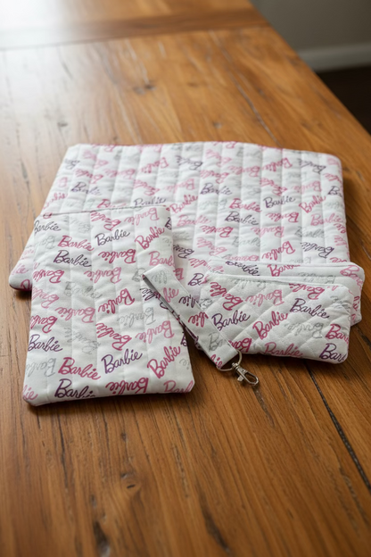 Barbie Quilted Backpack Bundle