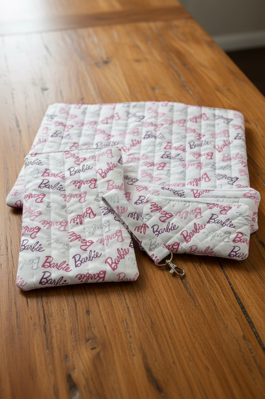 Barbie Quilted Backpack Bundle