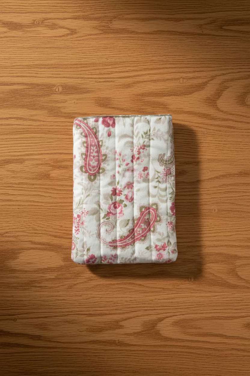 Pink Paisley Book & Pouch Set
