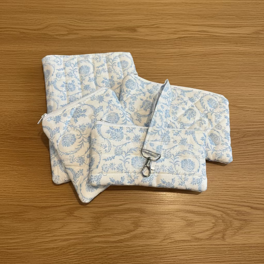 Light Blue Scrolls Back to School Bundle