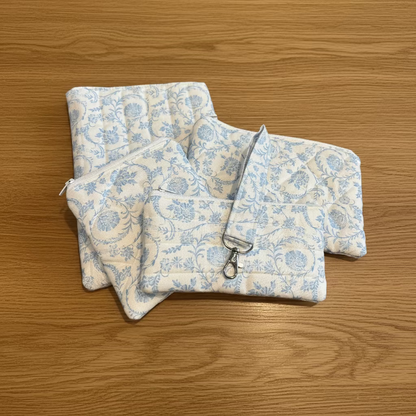 Light Blue Scrolls Back to School Bundle
