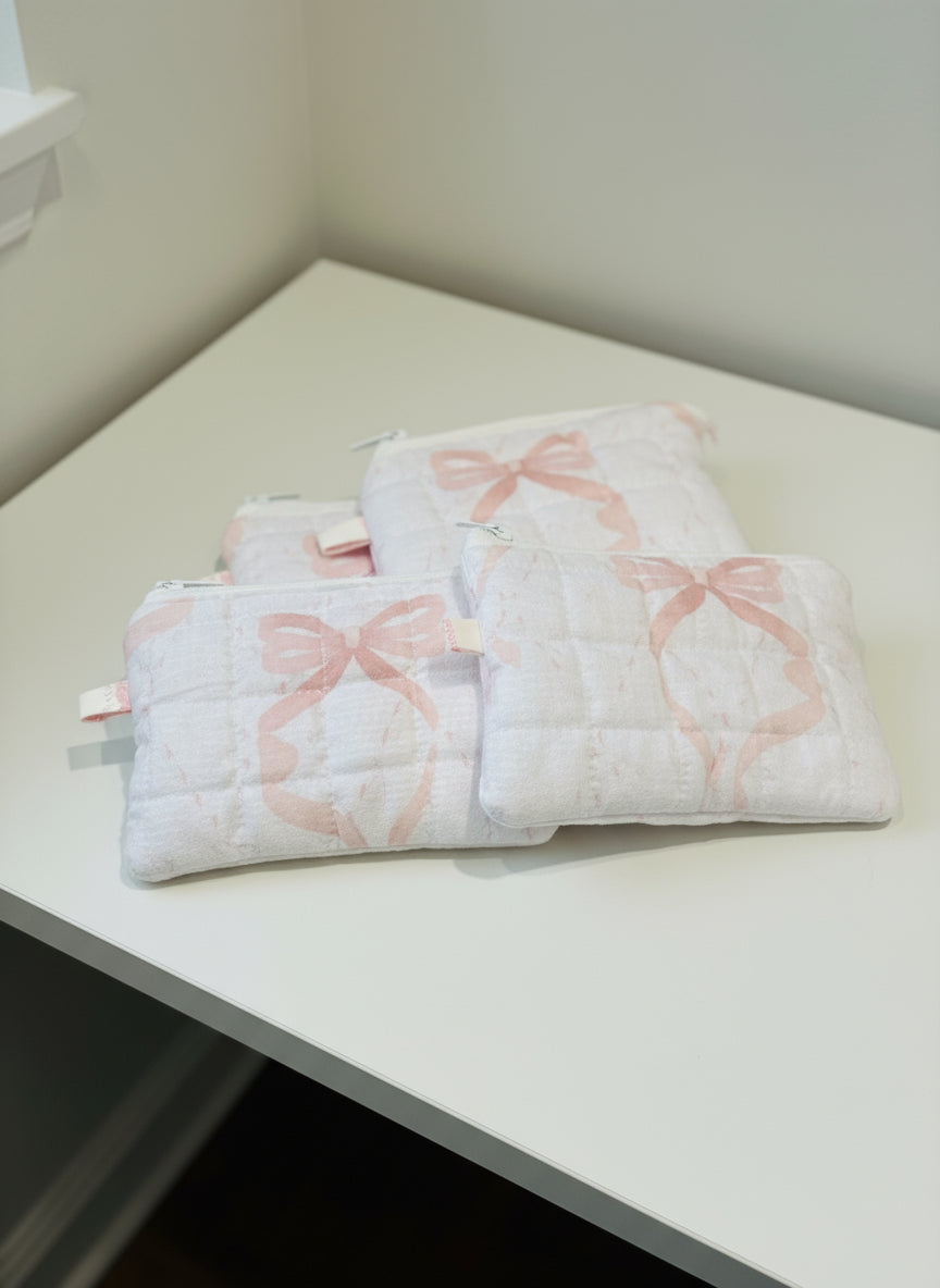 Blush and Bows Coin Purse