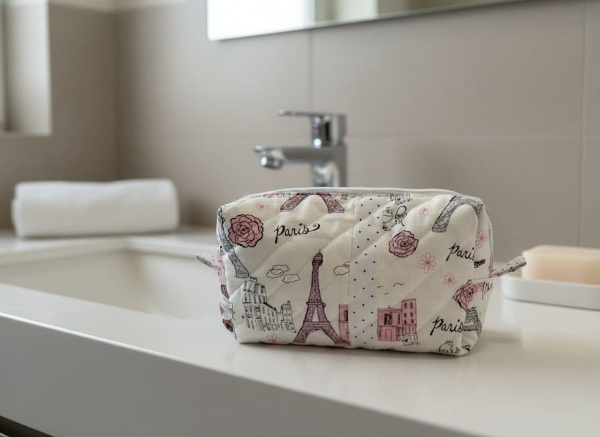 Springtime in Paris Boxed Cosmetic Bag