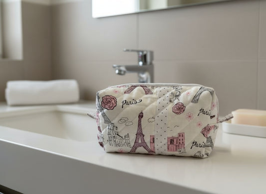 Springtime in Paris Boxed Cosmetic Bag